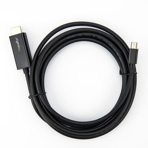 Y10C197-B2 , Rocstor Y10C197-B2 video cable adapter 102.4" (2.6 m) Mini DisplayPort HDMI Black
