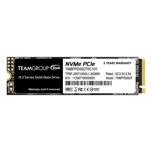 TM8FPD002T0C101 , Team Group MP33 PRO 2 TB M.2 PCI Express 3.0 NVMe