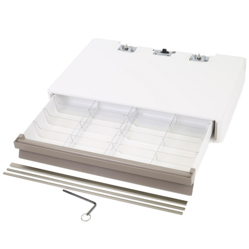 98-487 , Ergotron 98-487 multimedia cart accessory Gray, White Drawer