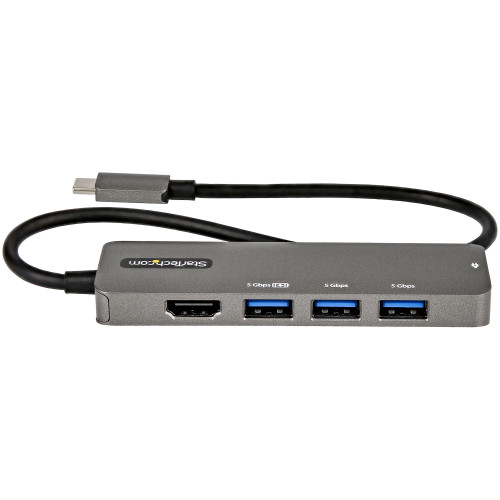 DKT30CHPD3 , StarTech.com DKT30CHPD3 laptop dock/port replicator USB 3.2 Gen 1 (3.1 Gen 1) Type-C Black, Gray