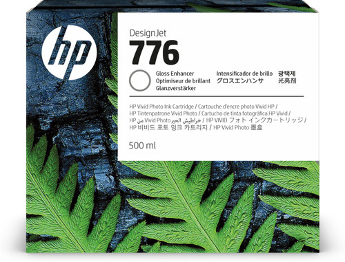 1XB06A , HP 776 500-ml Gloss Enhancer Ink Cartridge