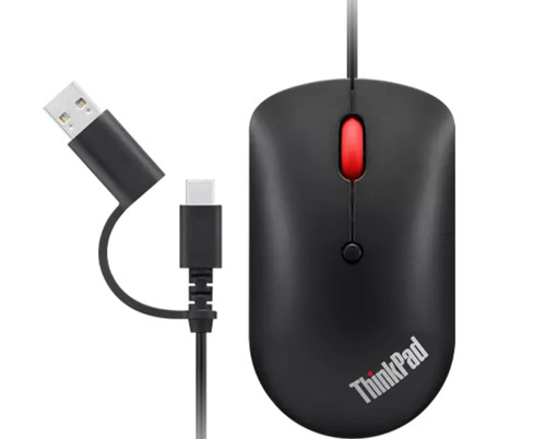 4Y51D20850 , Lenovo 4Y51D20850 mouse Office Ambidextrous USB Type-C Optical 2400 DPI