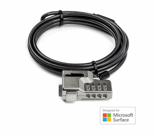 K68130WW , Kensington K68130WW cable lock Black, Silver 70.9" (1.8 m)
