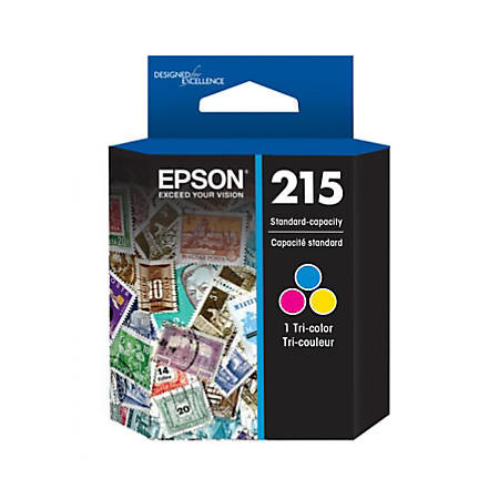 T215530-S , Epson 215 ink cartridge 3 pc(s) Original Standard Yield Cyan, Magenta, Yellow