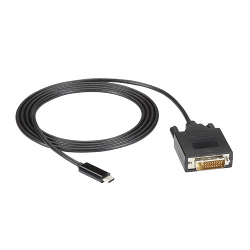 VA-USBC31-DVID-010 , Black Box VA-USBC31-DVID-010 video cable adapter 118.1" (3 m) USB Type-C DVI-D