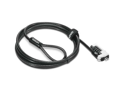 4XE1F30278 , Lenovo 4XE1F30278 cable lock Black 70.9" (1.8 m)