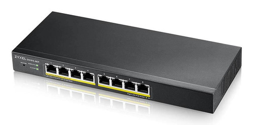 GS1915-8EP , Zyxel GS1915-8EP network switch Managed L2 Gigabit Ethernet (10/100/1000) Power over Ethernet (PoE) Black