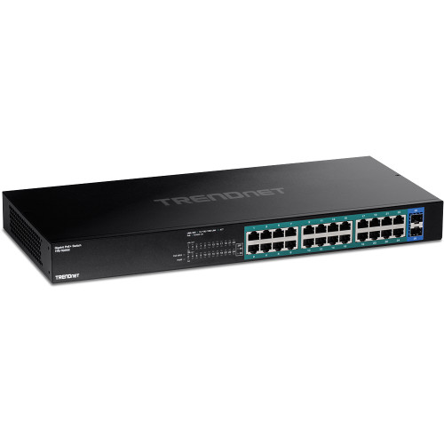 TPE-TG262 , Trendnet TPE-TG262 network switch Unmanaged L2 Gigabit Ethernet (10/100/1000) Power over Ethernet (PoE) 1U Black