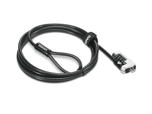 4XE1F30277 , Lenovo 4XE1F30277 cable lock Black 70.9" (1.8 m)
