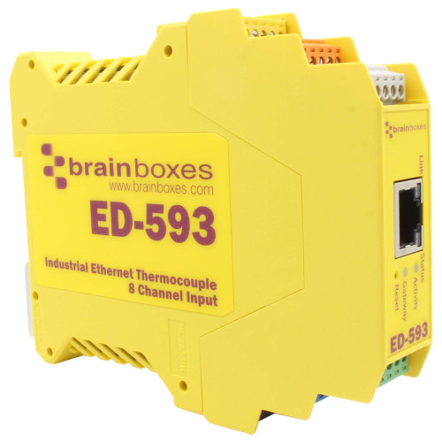 ED-593 , Brainboxes ED-593 network switch Unmanaged Fast Ethernet (10/100) Multicolor