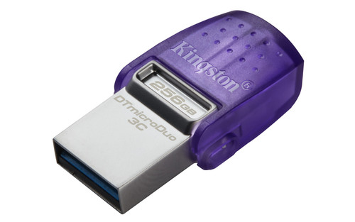 DTDUO3CG3/256GB , Kingston Technology DataTraveler 256GB microDuo 3C 200MB/s dual USB-A + USB-C