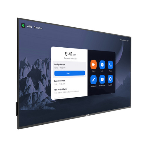 DBR1455E-WB , DTEN ONboard interactive whiteboard 55" 3840 x 2160 pixels Touchscreen Black