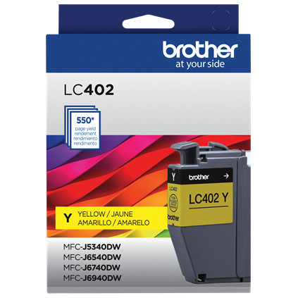 LC402YS , Brother LC402YS ink cartridge 1 pc(s) Original Standard Yield Yellow