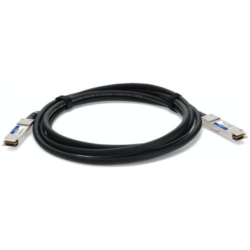 100G-DACP-QSFP1M-AO , AddOn Networks 100G-DACP-QSFP1M-AO InfiniBand/fibre optic cable 78.7" (2 m) QSFP28 Black
