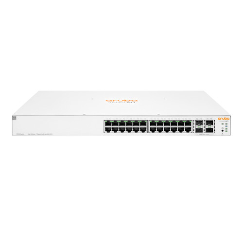 HPE Aruba Networking Aruba Instant On 1930 24G Class4 PoE 4SFP/SFP+ 370W Managed L2+ Gigabit Ethernet (10/100/1000) Power over Ethernet (PoE) 1U White - JL684B#ABA