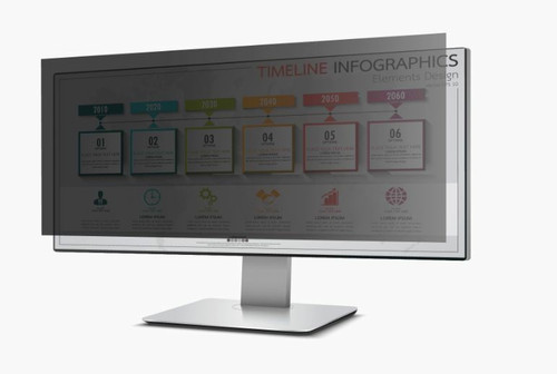 Rocstor PrivacyView Frameless display privacy filter 34" - PV0030-B1