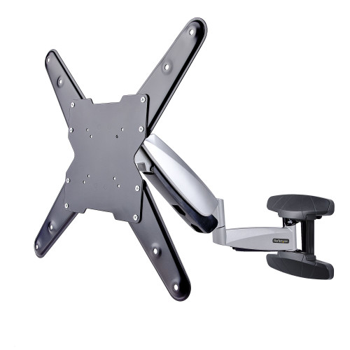 StarTech.com VESA TV Wall Mount, Adjustable Full Motion Mount For 23"-55" Displays, Slim Wall Mount TV Bracket Supports 66lb (30kg) - FHA-TV-WALL-MOUNT