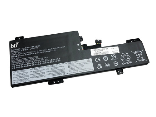 BTI L19M3PF8- industrial rechargeable battery Lithium-Ion (Li-Ion) 3730 mAh 11.25 V - L19M3PF8-BTI