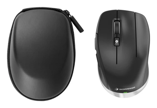 3Dconnexion CadMouse Compact mouse Office Right-hand RF Wireless + Bluetooth + USB Type-C Optical 7200 DPI - 3DX-700118
