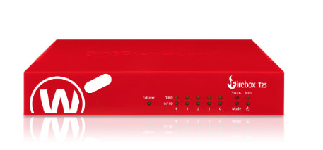 WatchGuard Firebox T25-W hardware firewall 3.14 Gbit/s - WGT26673