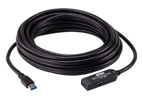 ATEN UE331C USB cable USB 3.2 Gen 1 (3.1 Gen 1) 393.7" (10 m) USB A Black