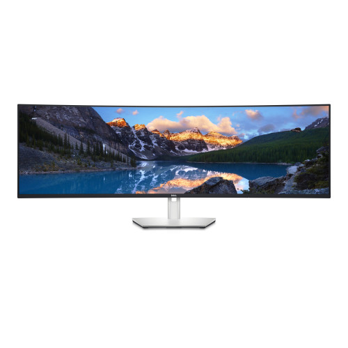 DELL UltraSharp U4924DW computer monitor 49" 5120 x 1440 pixels 5K Ultra HD LCD Black, Silver - DELL-U4924DW