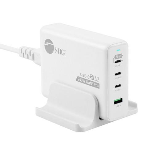 Siig AC-PW1X11-S1 mobile device charger Universal White Fast charging Indoor