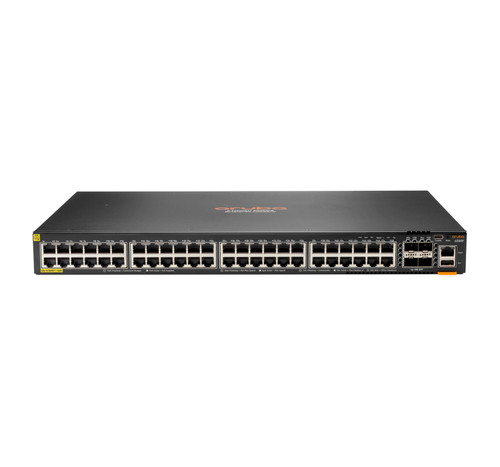 HPE Aruba Networking CX 6200F 48G Class-4 PoE 4SFP+ 740W Managed L3 Gigabit Ethernet (10/100/1000) Power over Ethernet (PoE) 1U - JL728B#ABA