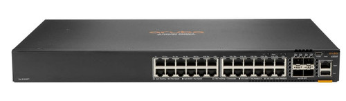 HPE Aruba Networking CX 6200F 24G Class-4 PoE 4SFP+ 370W Managed L3 Gigabit Ethernet (10/100/1000) Power over Ethernet (PoE) 1U - JL725B#ABA