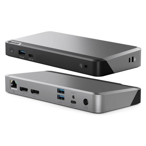 ALOGIC DUPRMX2-100 laptop dock/port replicator Wired USB 3.2 Gen 1 (3.1 Gen 1) Type-C Gray, Black