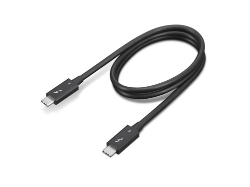 Lenovo 4X91K16968 Thunderbolt cable 27.6" (0.7 m) 40 Gbit/s Black