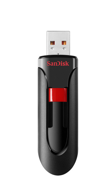 SanDisk Cruzer Glide USB flash drive 32 GB USB Type-A 2.0 Black, Red - SDCZ60-032G-B35