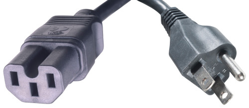 HPE Networking 2.5M C15 to NEMA 5-15P Power Cord - J9953A