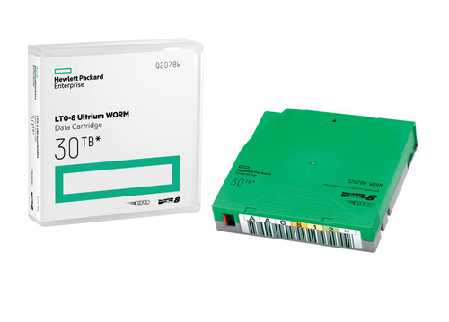 HPE LTO-8 Ultrium 30TB WORM Data Cartridge - Q2078W