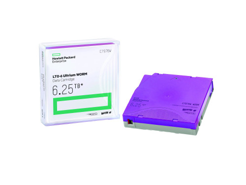HPE LTO-6 Ultrium 6.25TB WORM Data Cartridge - C7976W