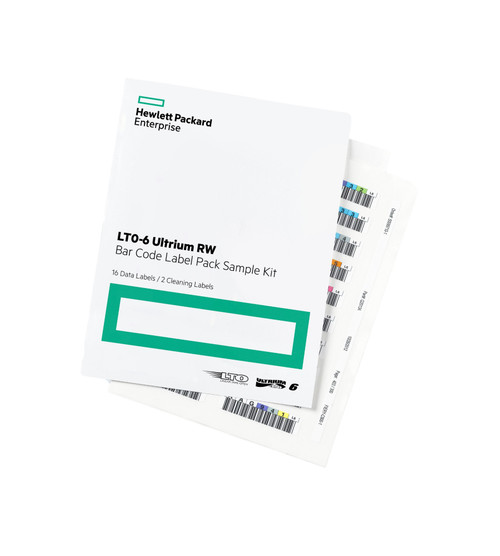 HPE LTO-6 Ultrium RW Bar Code Label Pack - Q2013A