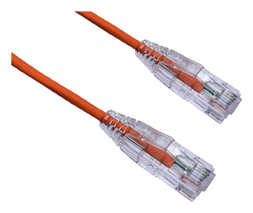 Axiom AXG97991 networking cable Orange 82.7" (2.1 m) Cat6a U/UTP (UTP)