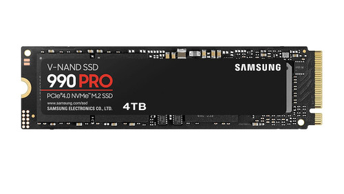 Samsung 990 PRO 4 TB M.2 PCI Express 4.0 NVMe V-NAND TLC - MZ-V9P4T0B/AM
