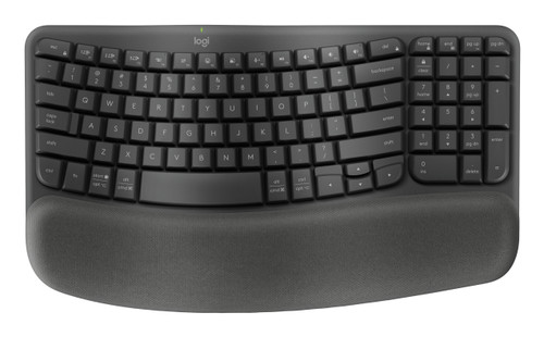 Logitech Wave Keys for Business keyboard Office RF Wireless + Bluetooth QWERTY English Graphite - 920-012058