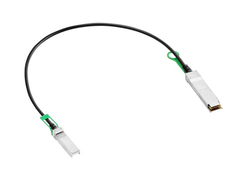 HPE Aruba Networking 50G QSFP56 to SFP56 0.65m DAC Cable - S1J07A