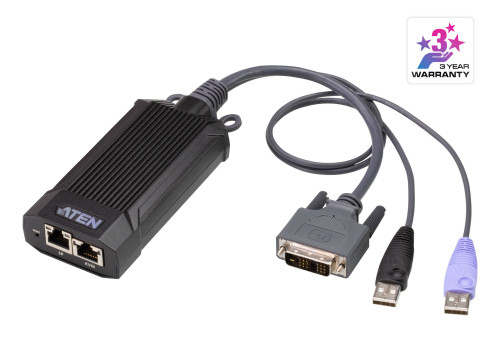 ATEN KG6900T KVM switch Black, Gray, Purple