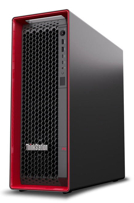 Lenovo ThinkStation P5 Intel Xeon W w5-2445 64 GB DDR5-SDRAM 2 TB SSD NVIDIA RTX 4000 Ada Windows 11 Pro for Workstations Tower Workstation Black, Red - 30GA007VUS