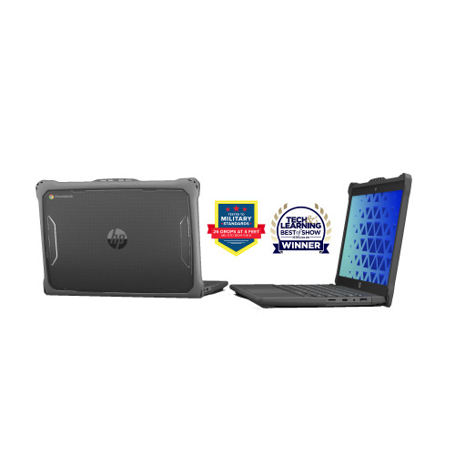 MAXCases EXTREME SHELL-F2 SLIDE CASE FOR HP FORTIS X360 CHROMEBOOK G5 11 (GRAY/CLEAR) Shell case - HP-ESF-FX3CB-G5-GRY