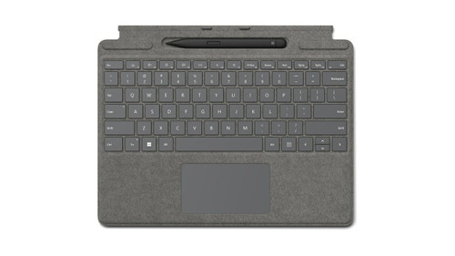 Microsoft Surface Pro KB w/ SlimPen QWERTY English Microsoft Cover port Platinum - 8X8-00164