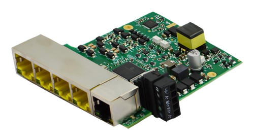 Brainboxes SW-135 network switch Unmanaged Fast Ethernet (10/100) Power over Ethernet (PoE) Green