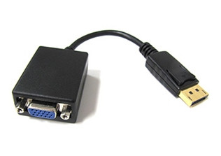 Weltron DisplayPort - VGA m/f VGA (D-Sub) Black - 91-727