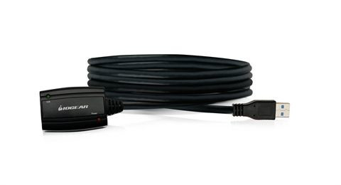 iogear USB 3.0 BoostLinq USB cable USB 3.2 Gen 1 (3.1 Gen 1) 196.9" (5 m) USB A Black - GUE305
