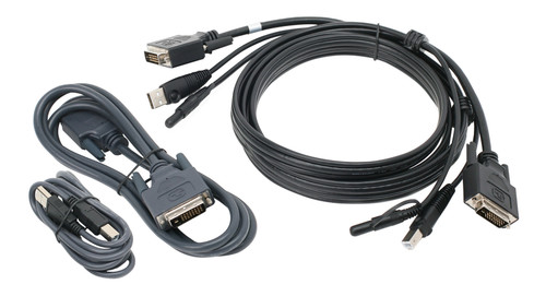 iogear G2L7203UTAA3 KVM cable Black 118.1" (3 m)