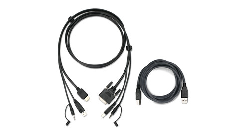 iogear G2L7H02UTAA3 KVM cable Black 78.7" (2 m)