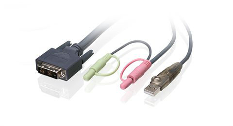 iogear G2L7D03U KVM cable Black 118.1" (3 m)